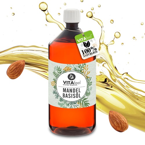 Greatvita 1000ml mandelöl - greatvita,